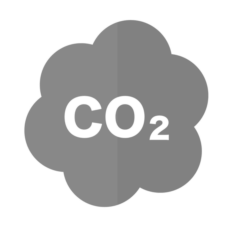co2. carbonio biossido. aria inquinamento. vettore. vettore