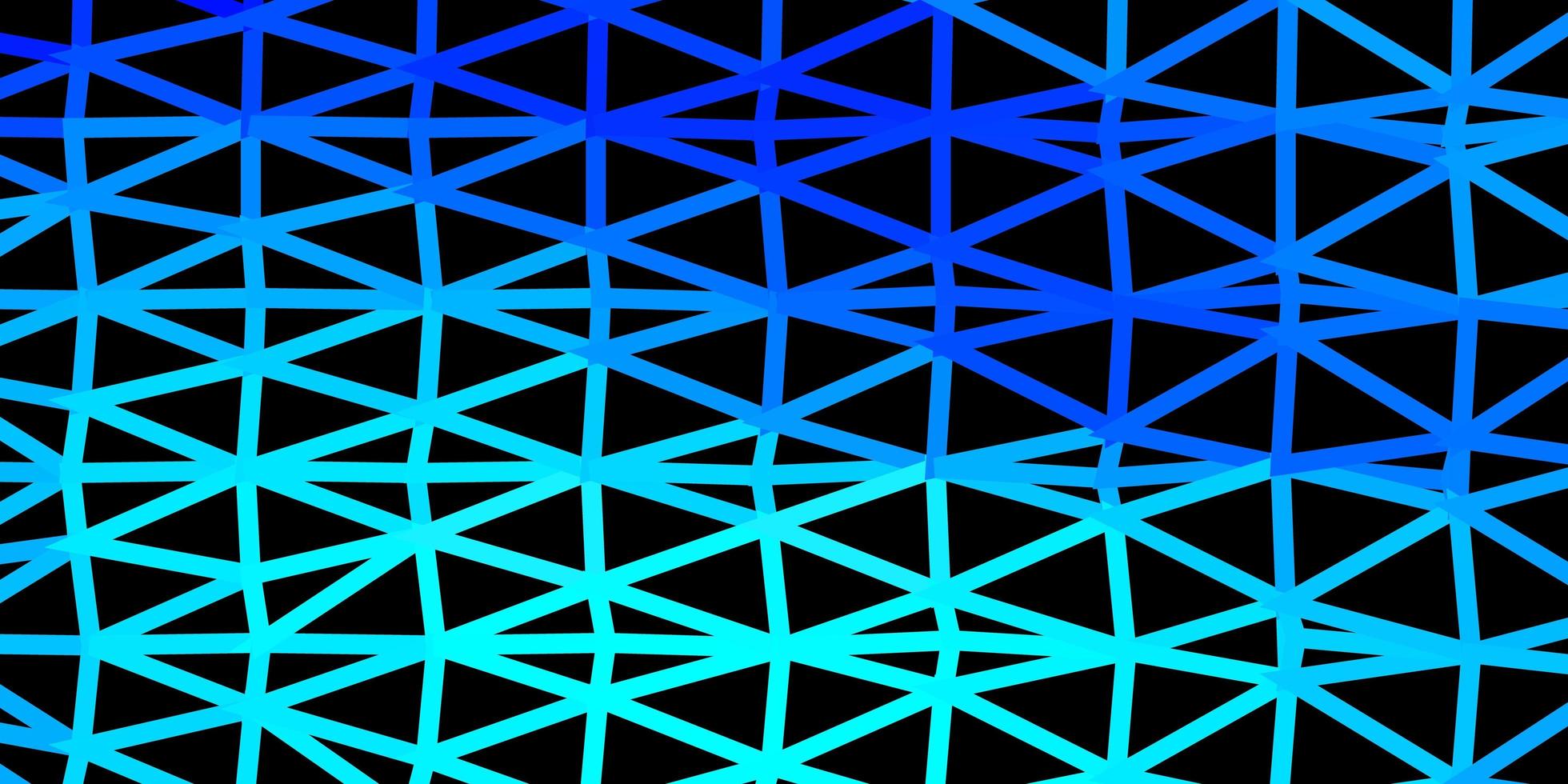 carta da parati poligonale geometrica di vettore blu chiaro.