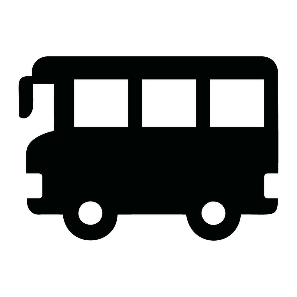autobus icona logo vettore