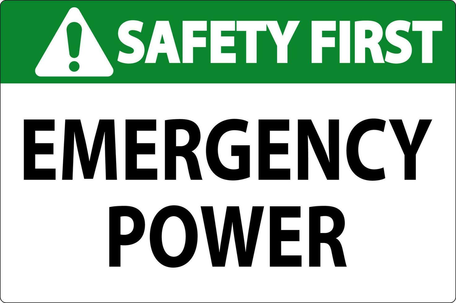 sicurezza primo cartello emergenza energia vettore
