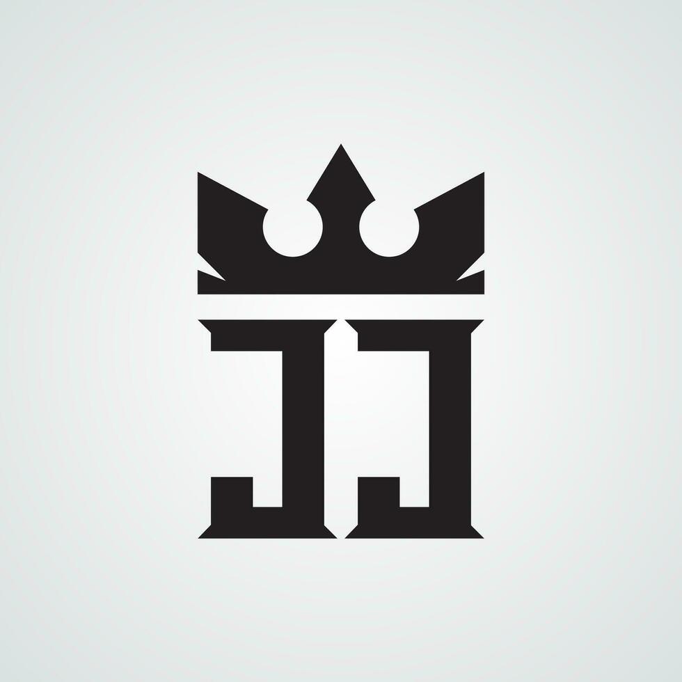 moderno jj logo design modello. esente da diritti vettore illustrazione