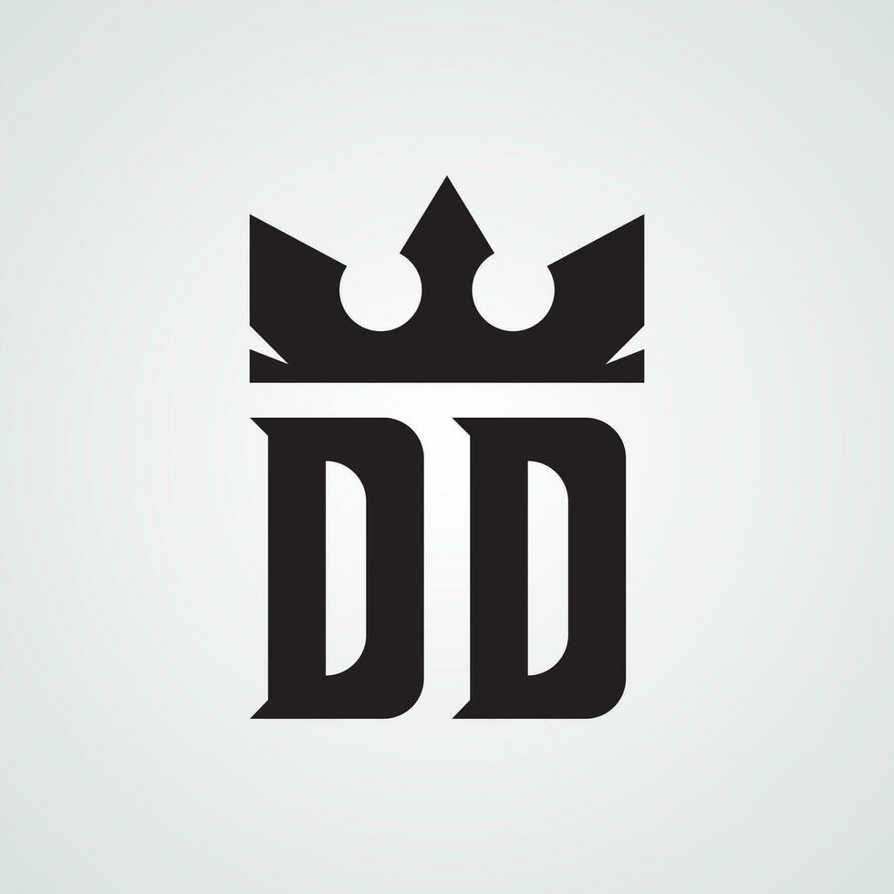 moderno dd logo design modello. esente da diritti vettore illustrazione