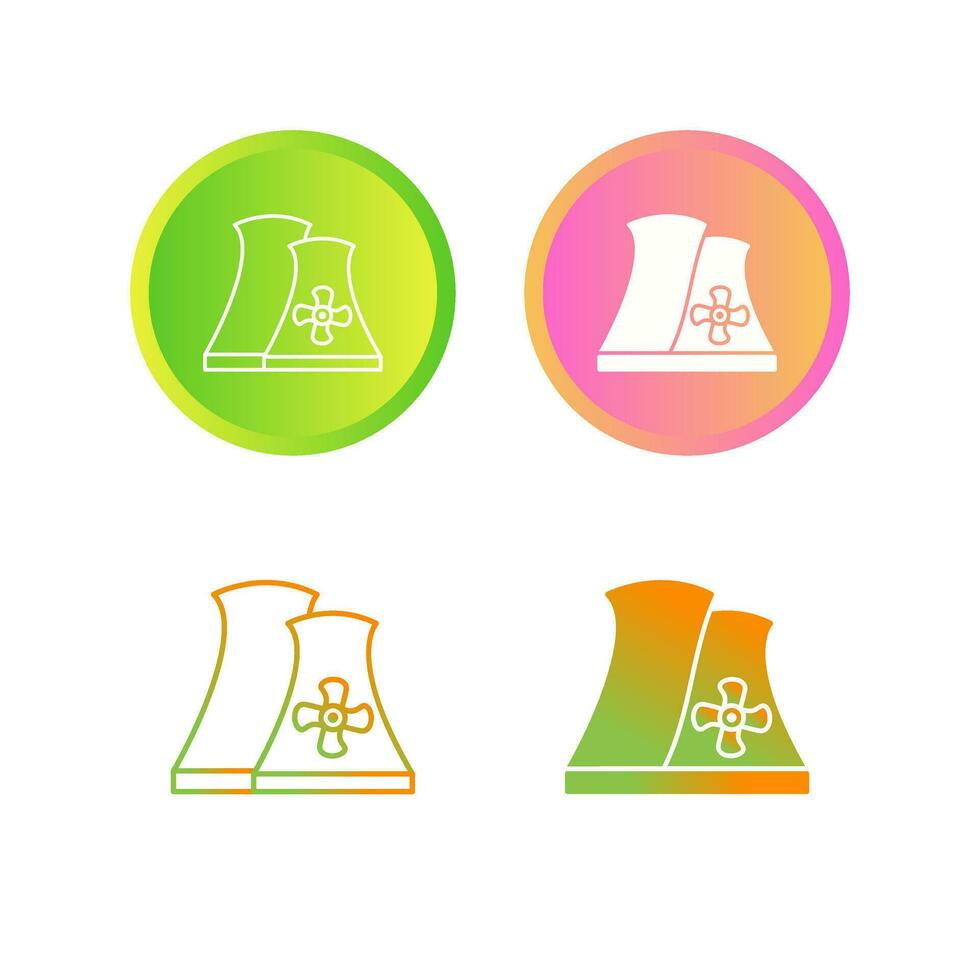 nucleare pianta vettore icona