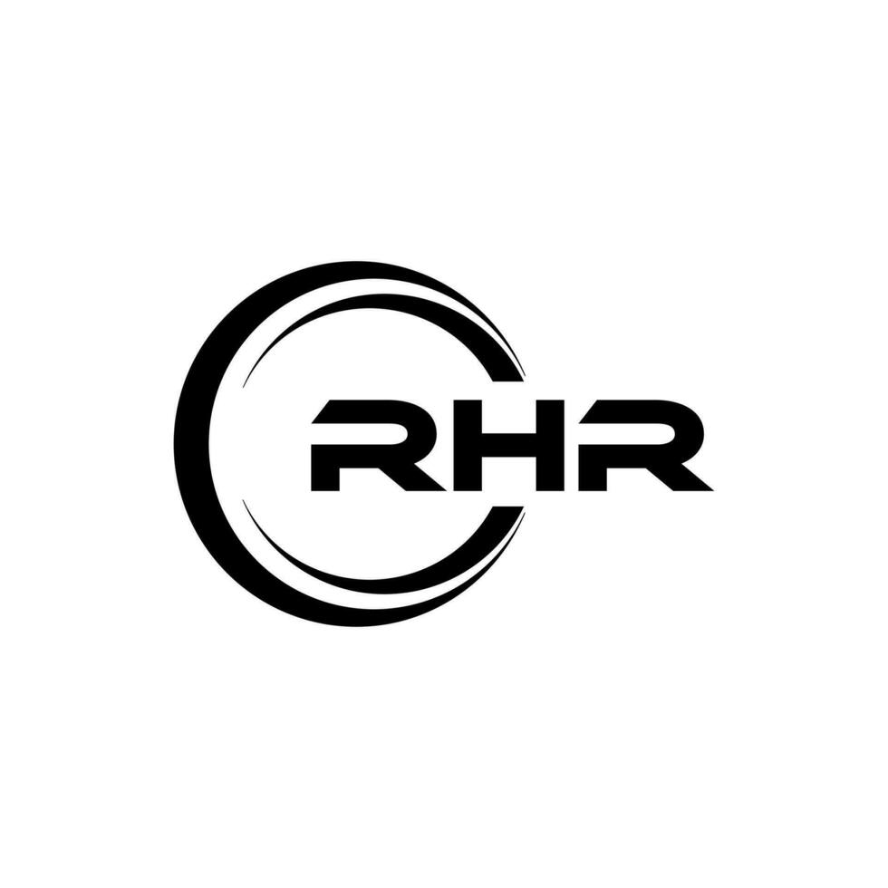 rh logo disegno, ispirazione per un' unico identità. moderno eleganza e creativo design. filigrana il tuo successo con il Impressionante Questo logo. vettore