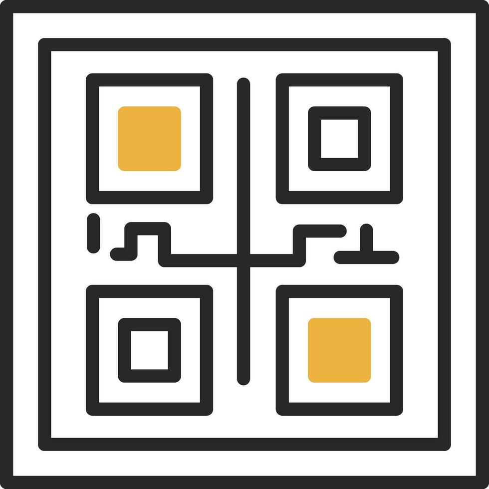 qr codice vettore icona design