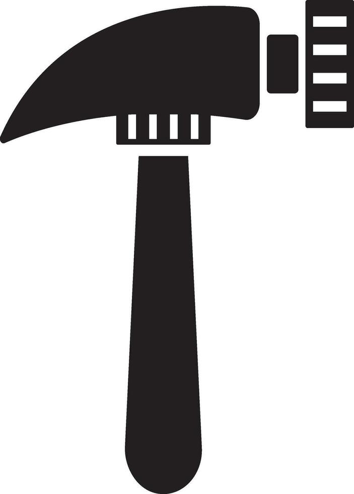 icona del martello da costruzione vettore