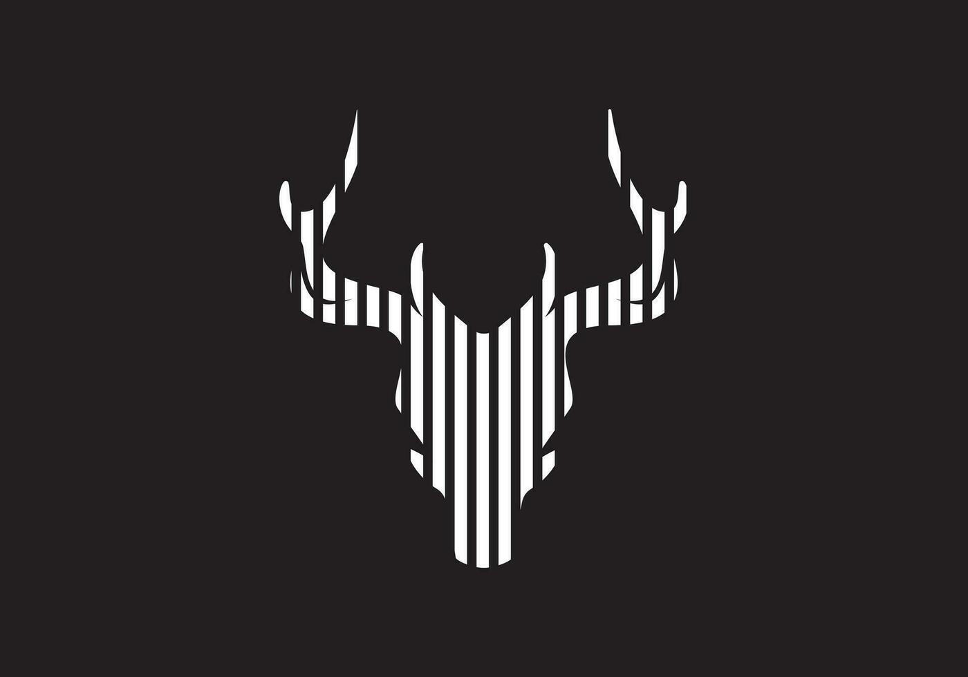 Questo è un' un' unico cervo logo design per il tuo attività commerciale vettore