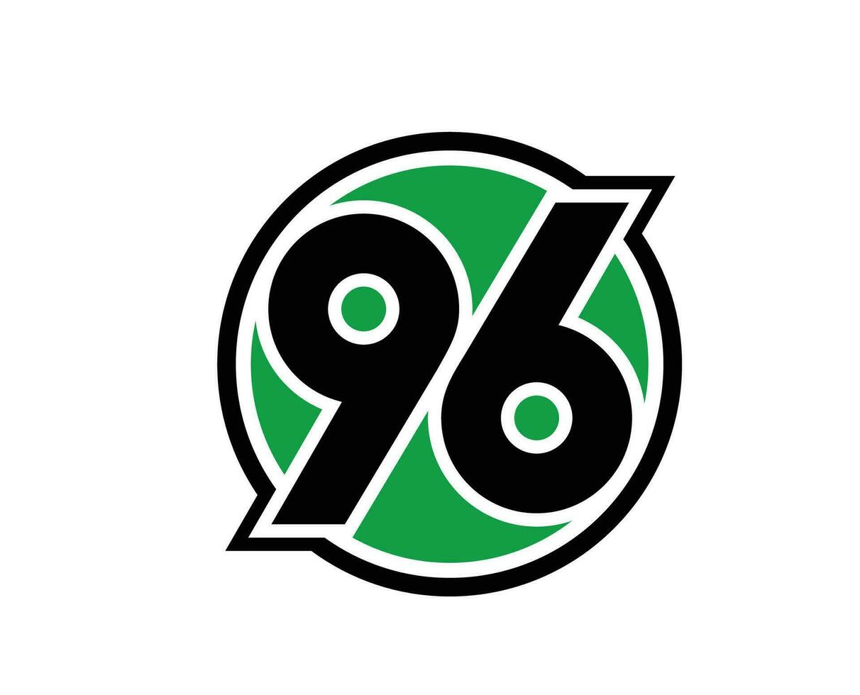 hannover 96 club logo simbolo calcio bundesliga Germania astratto design vettore illustrazione