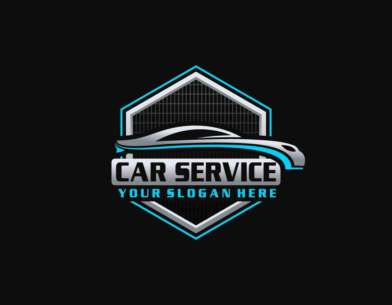 auto auto commerciante logo emblema. gli sport auto silhouette icona vettore