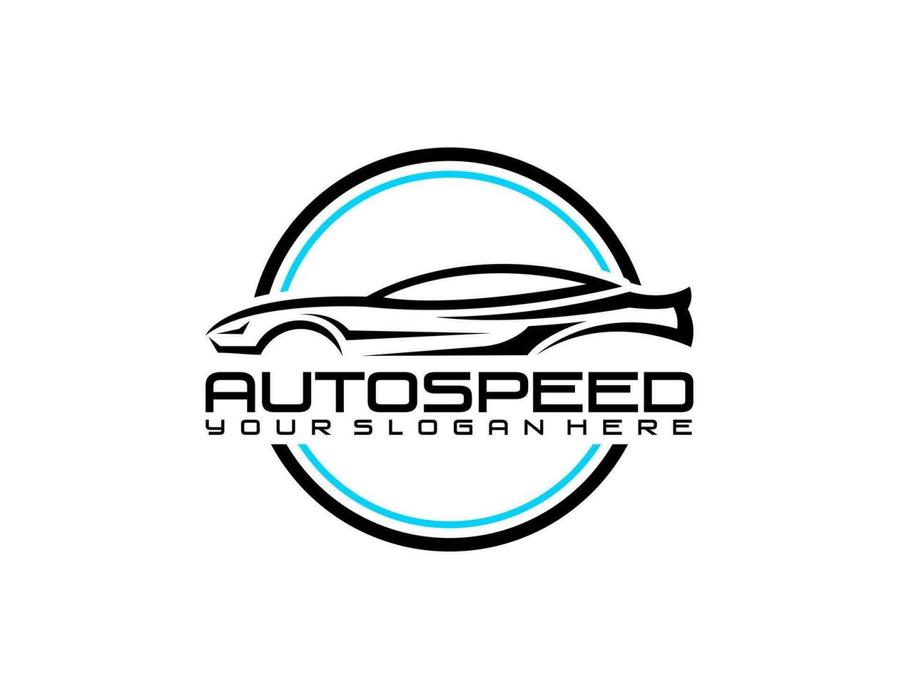 logo auto sportiva vettore