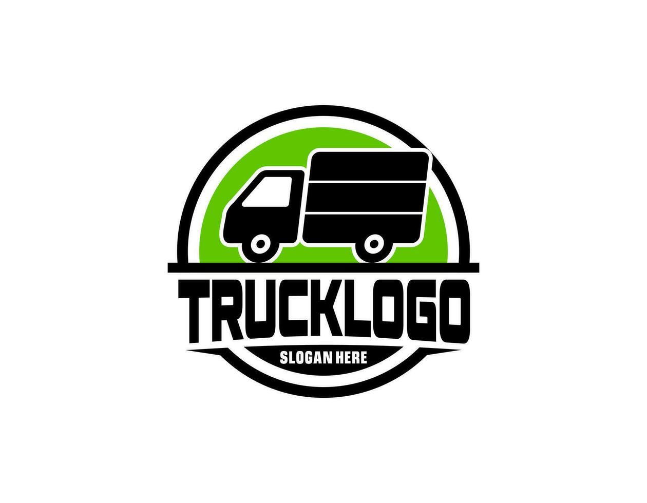 modello di logo del camion vettore