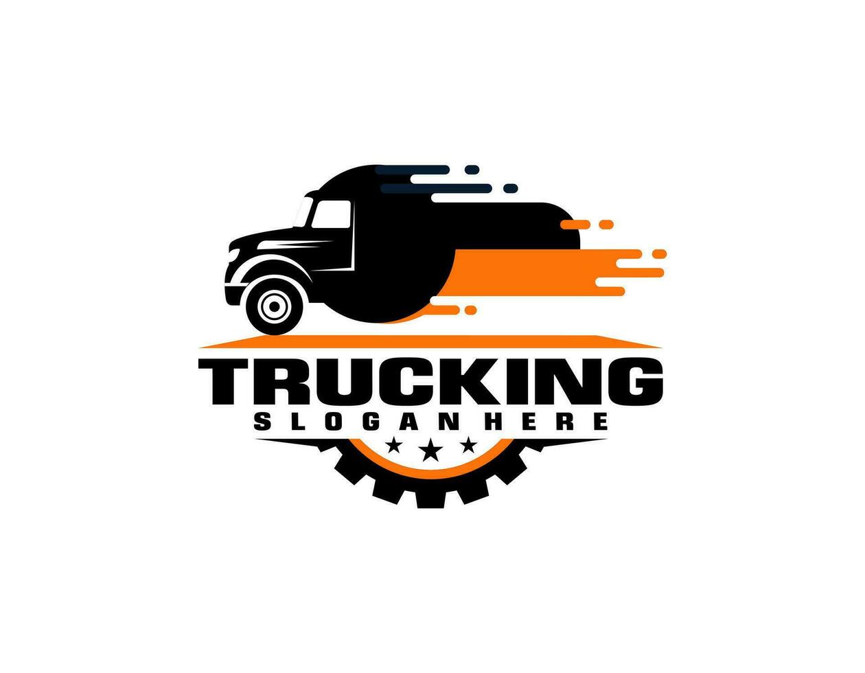camion silhouette astratto logo modello vettore