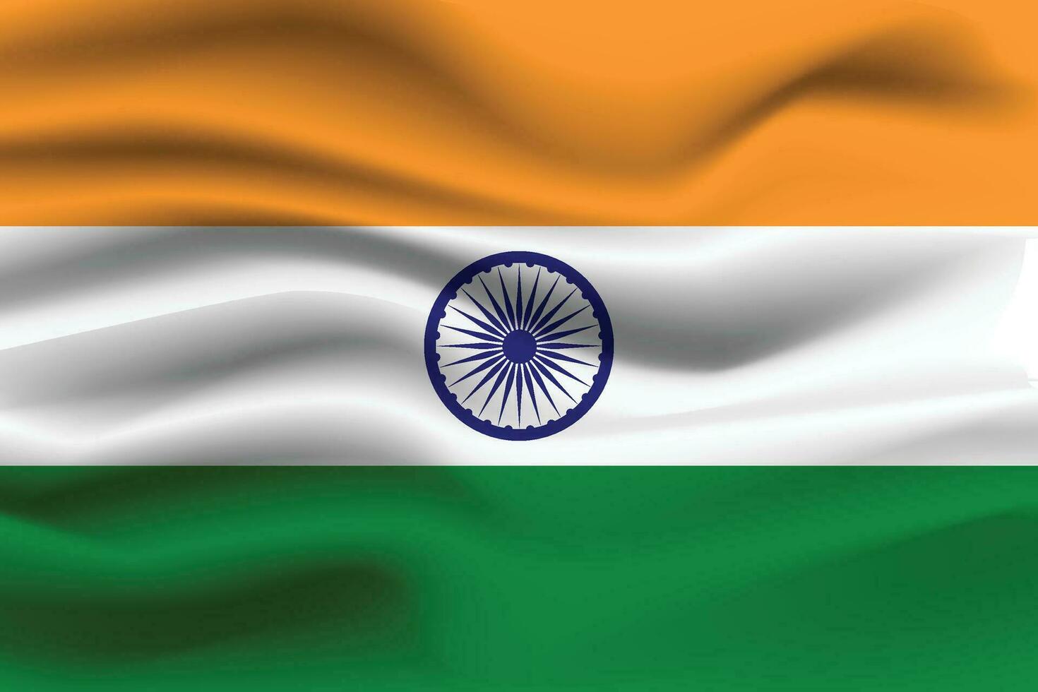 vettore bandiera di India