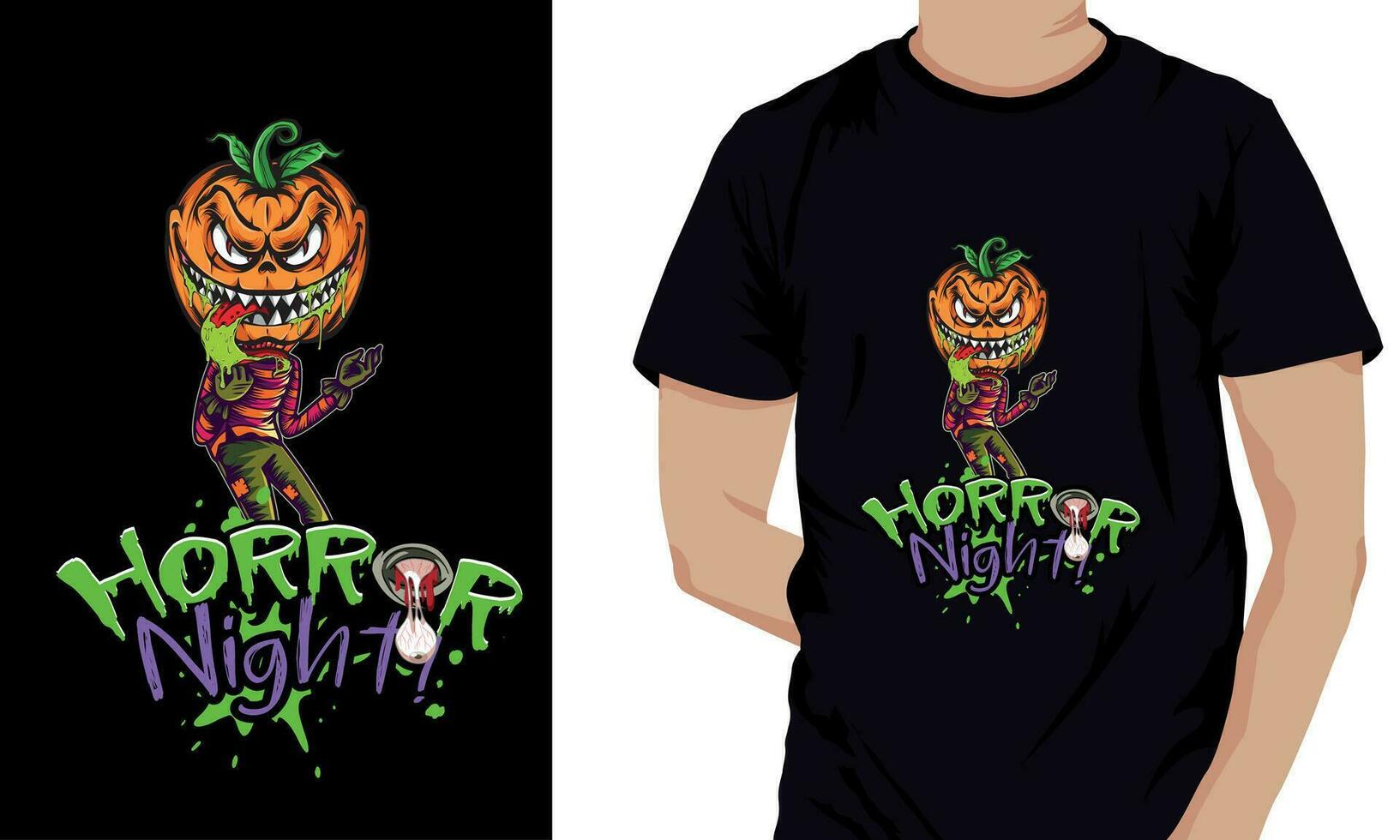 Halloween magliette design vettore