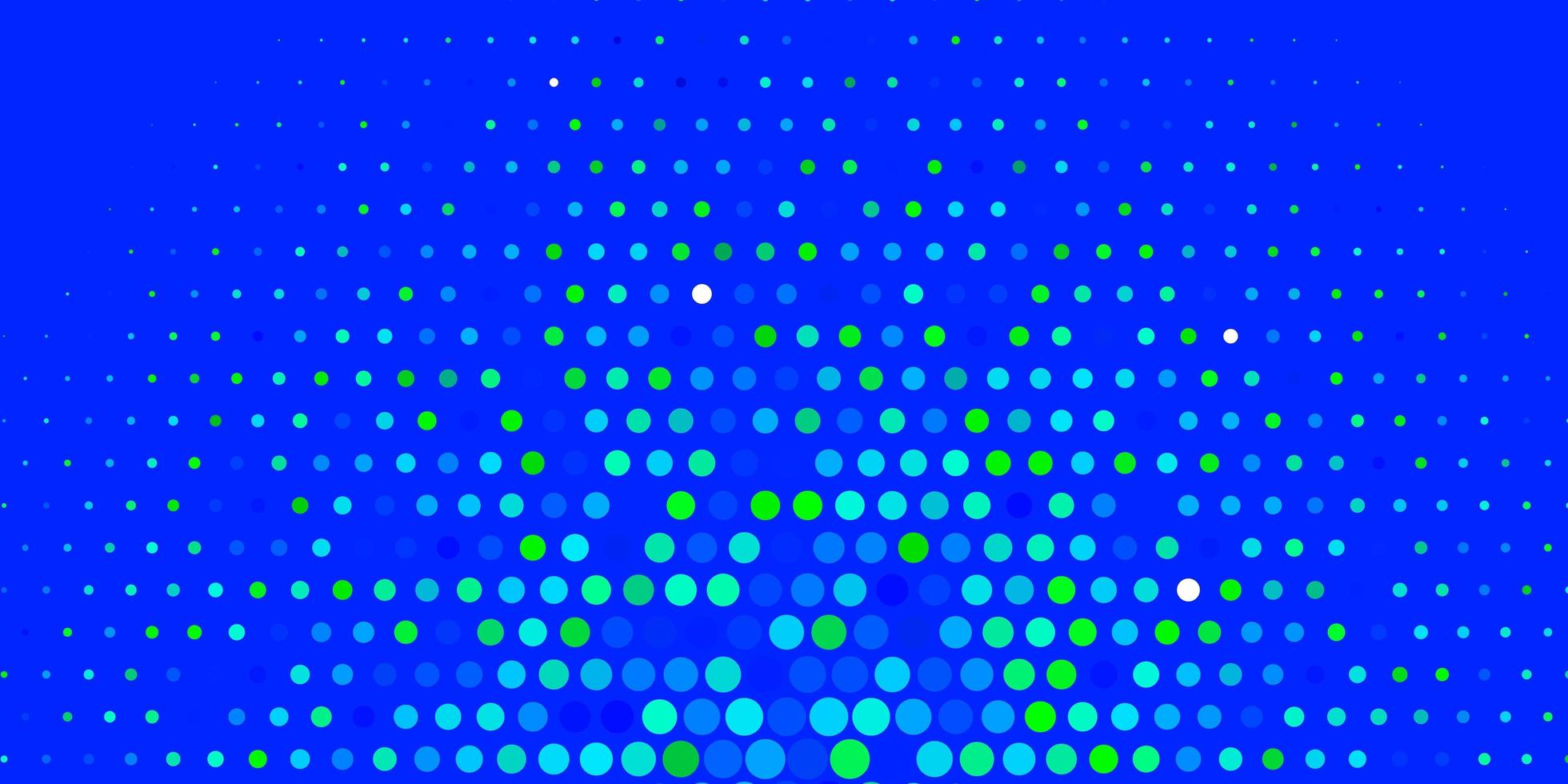 sfondo vettoriale azzurro, verde con cerchi. illustrazione astratta moderna con forme di cerchio colorato. design per i tuoi annunci pubblicitari.