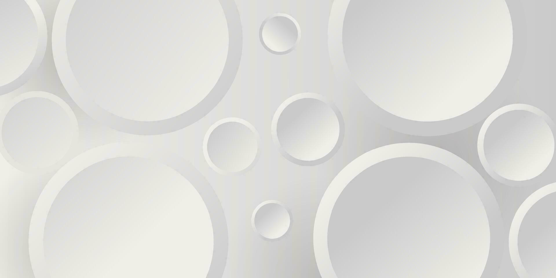 minimalista cerchio bianca astratto sfondo per disegno, moderno pendenza vettore