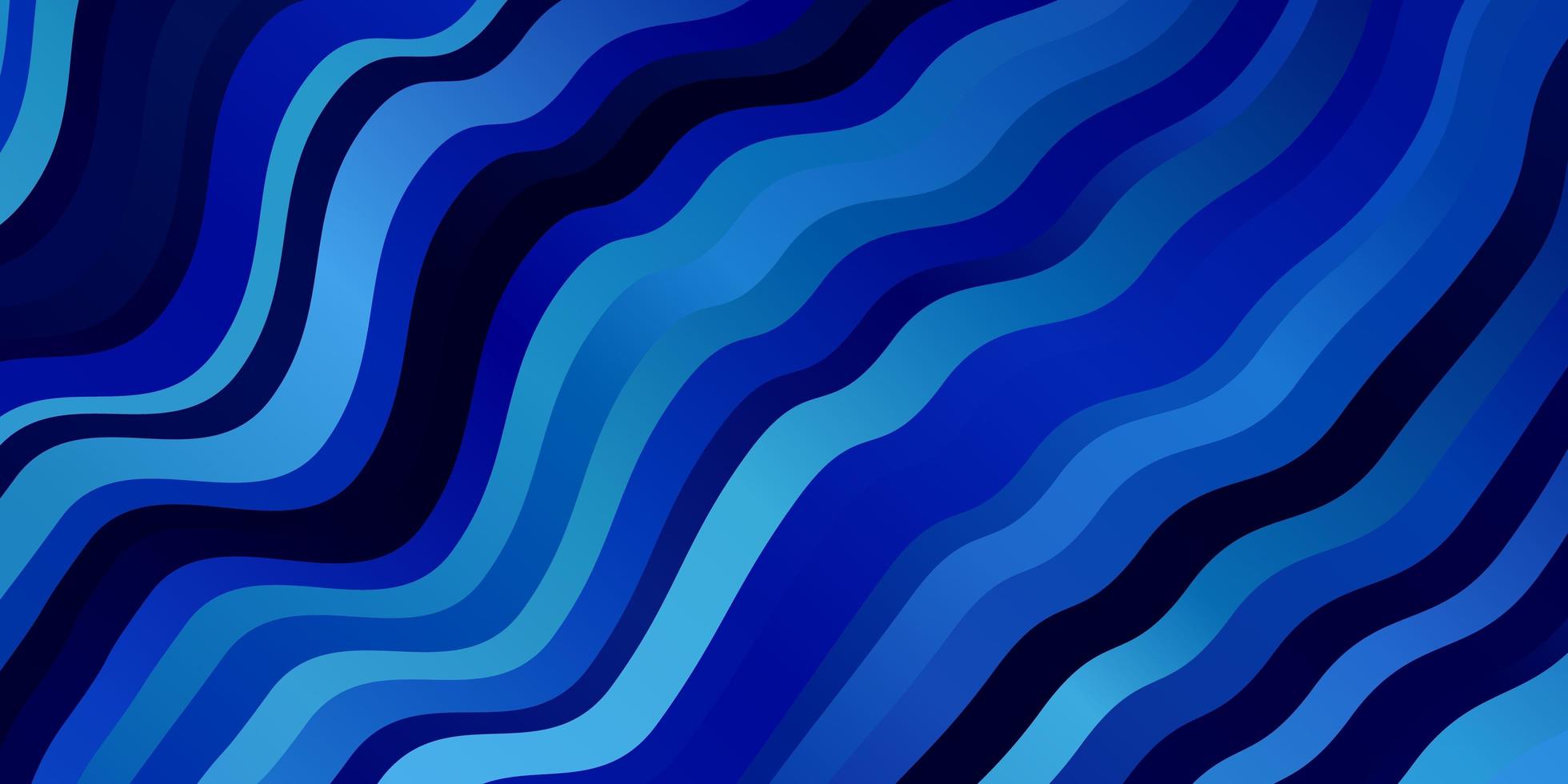 texture vettoriale blu chiaro con arco circolare. illustrazione colorata in stile astratto con linee piegate. modello per annunci, spot pubblicitari.