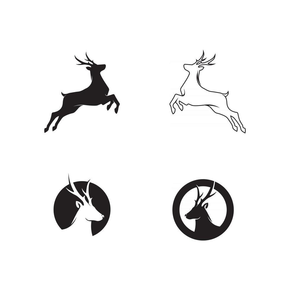 cervo logo animale e mammifero design e grafica vettoriale