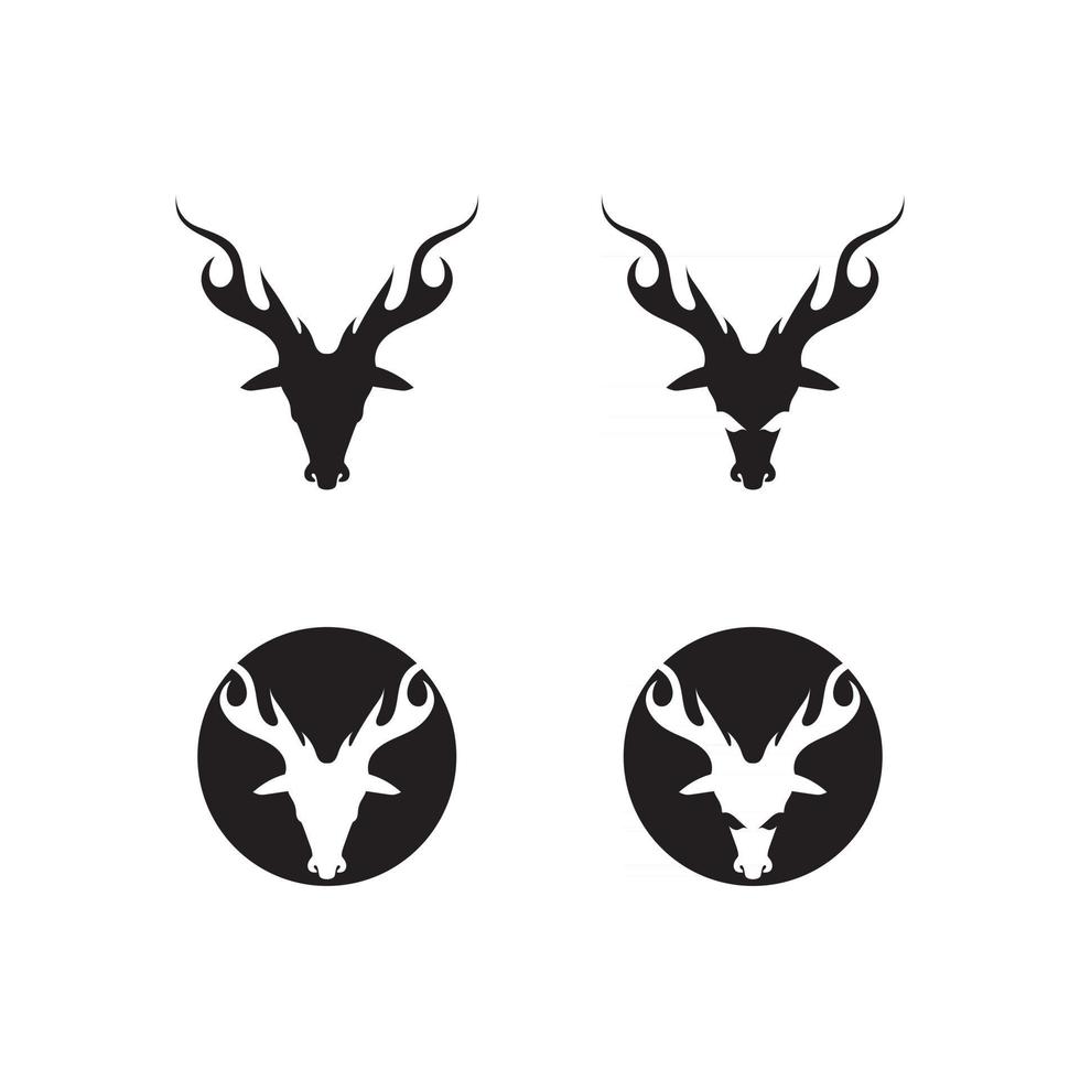 cervo logo animale e mammifero design e grafica vettoriale