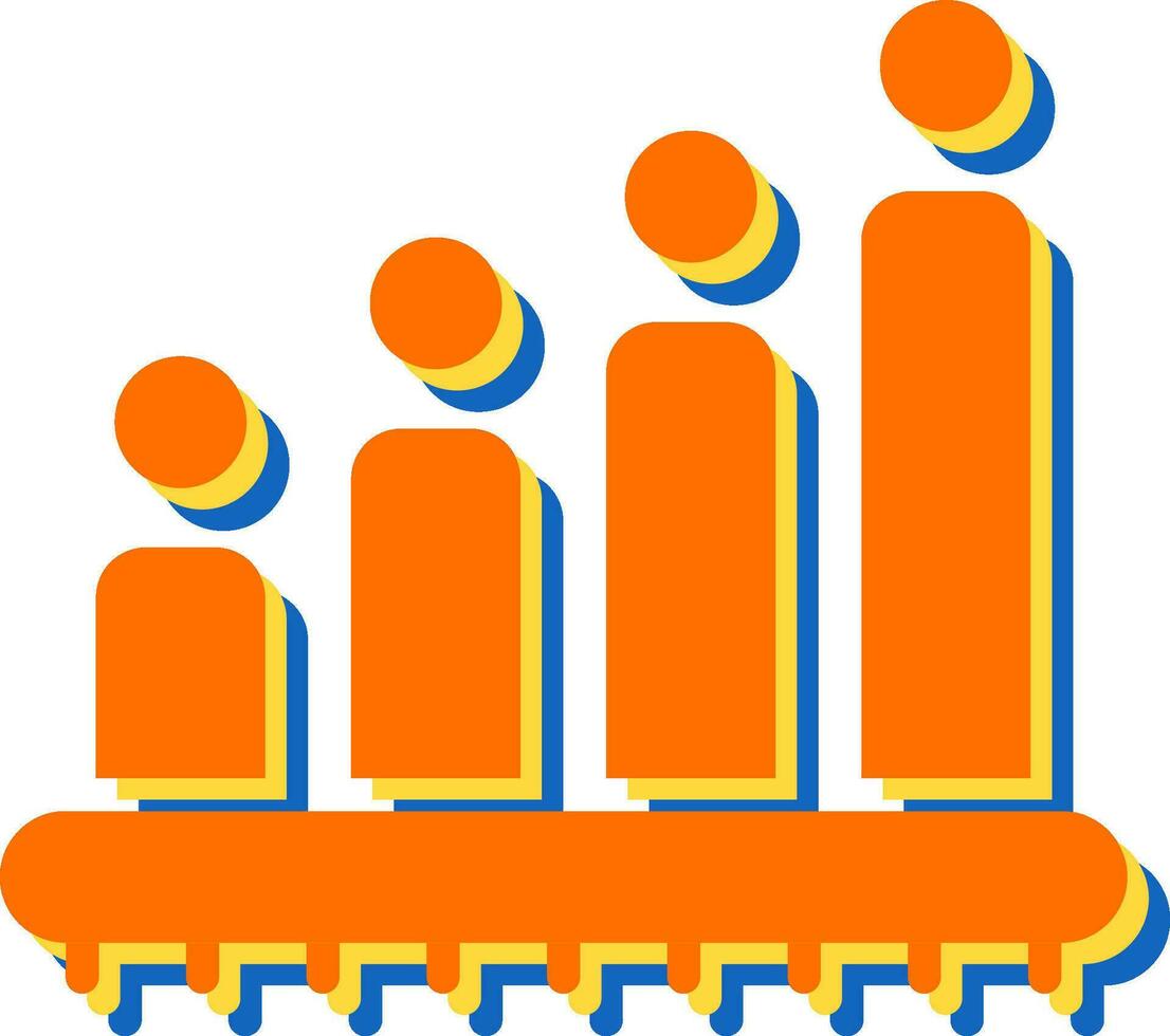 statistico analisi vettore icona