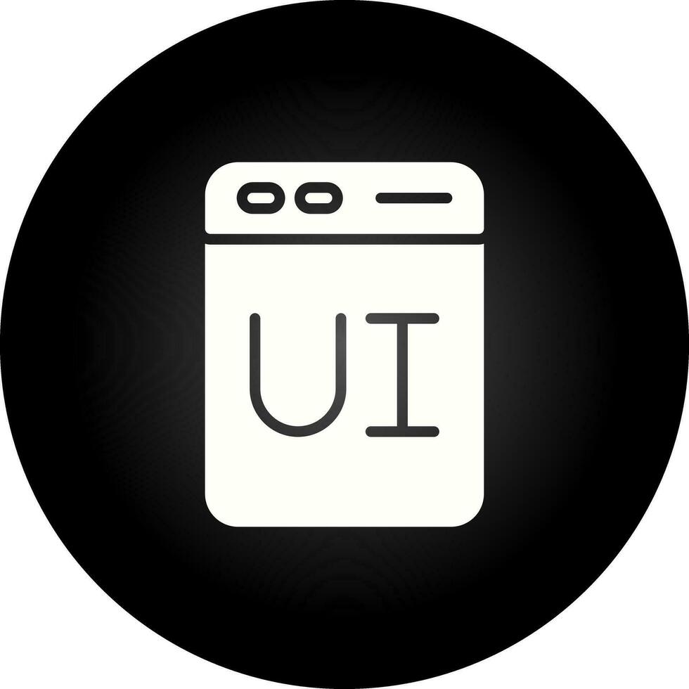 utente interfaccia design vettore icona