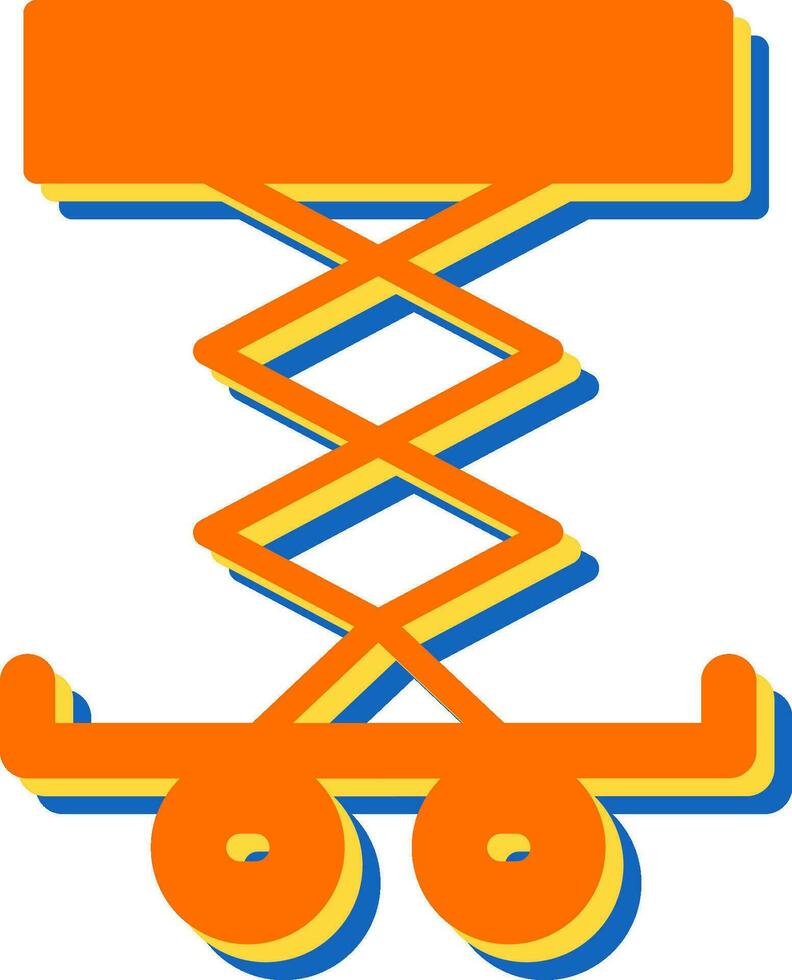 auto sollevatore vettore icona