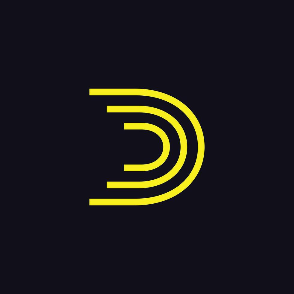 S d lettera logo lettera fatto di Linee. monogramma stile lettera icona vettore professionista vettore