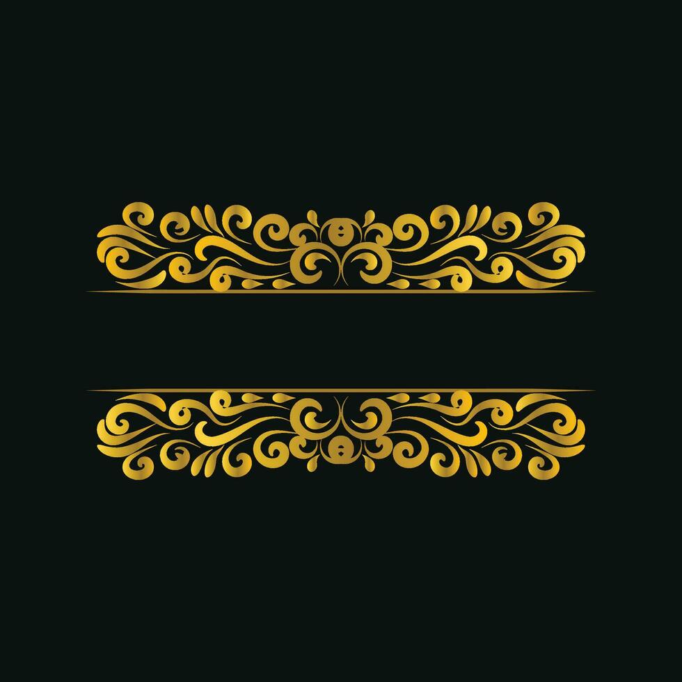 oro floreale Vintage ▾ titolo telaio turbine per testo confine png trasparente sfondo nozze invito carta vettore