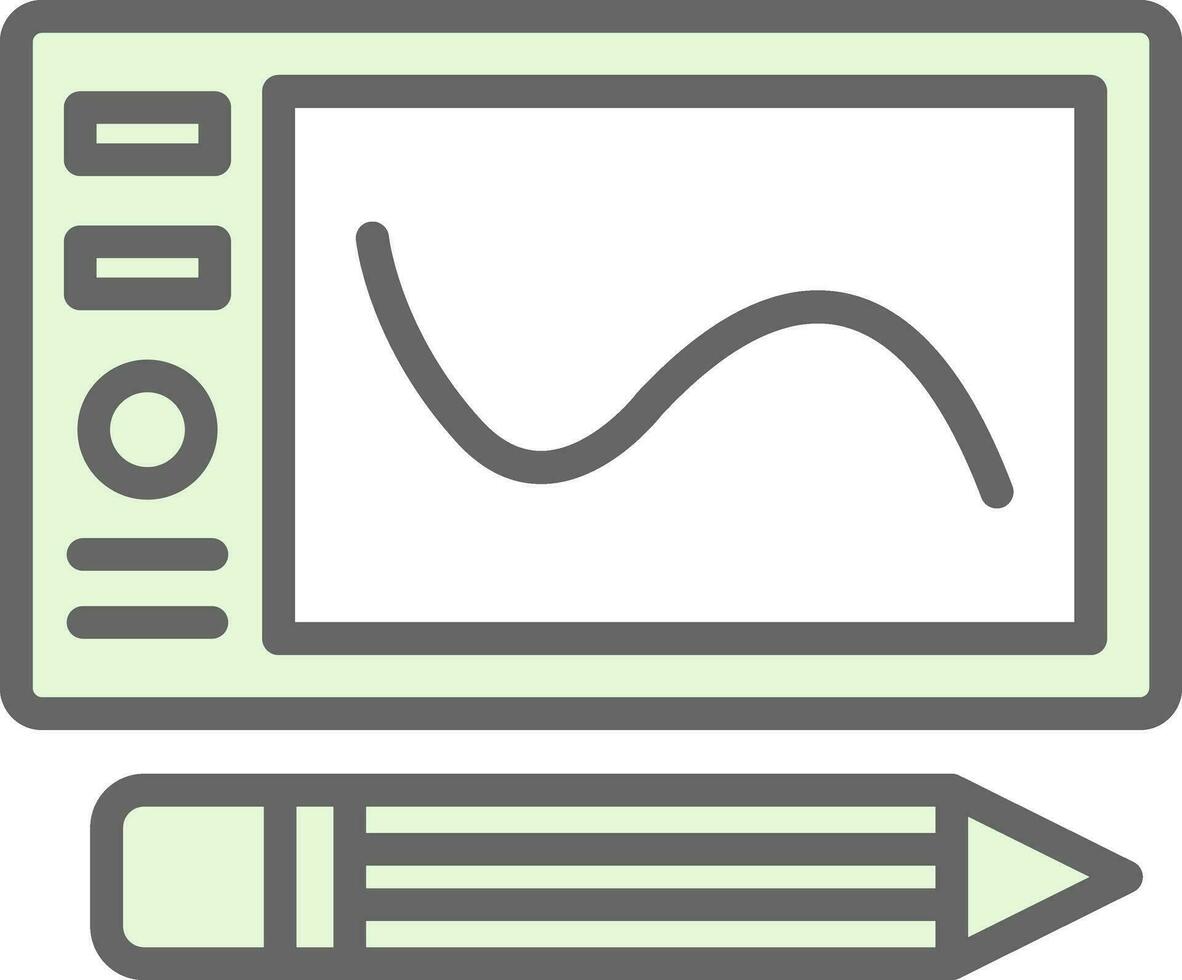 grafico tavoletta vettore icona design