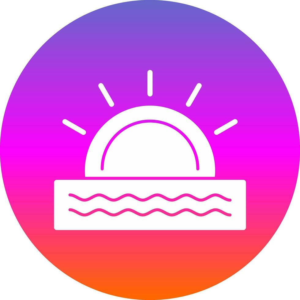 tramonto vettore icona design
