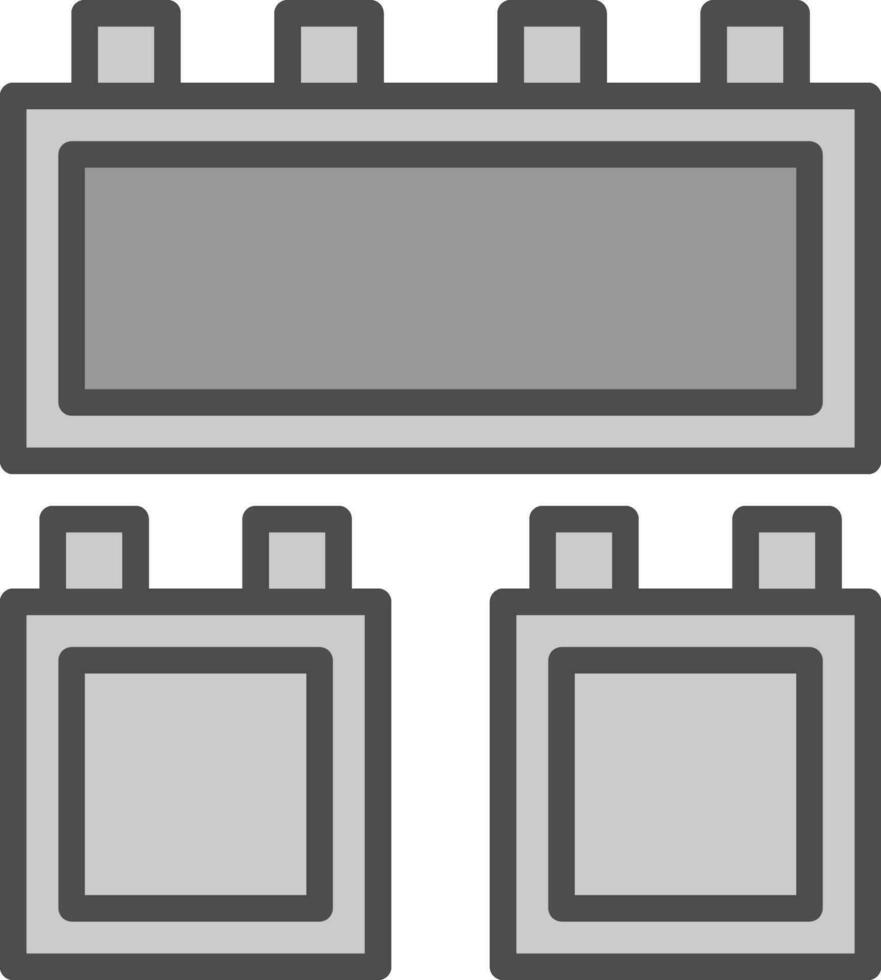 blocchi vettore icona design
