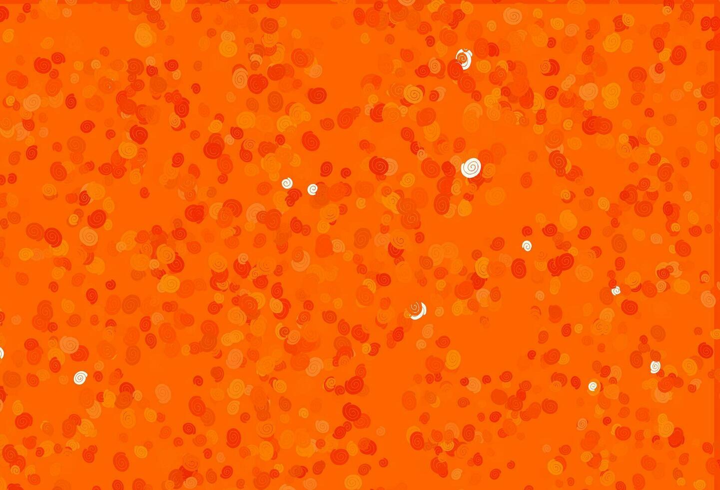 modello vettoriale arancione chiaro con forme liquide.