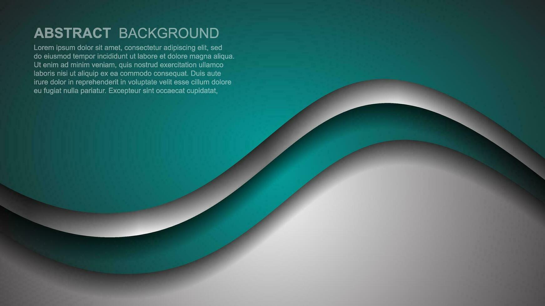 vettore sfondo curva carta strati con spazio per testo e Messaggio sfondo design