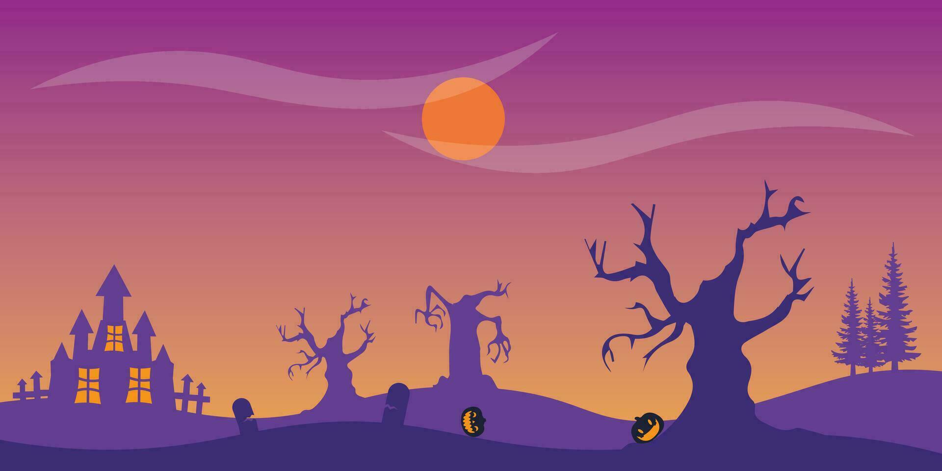 vettore sfondo design con Halloween tema