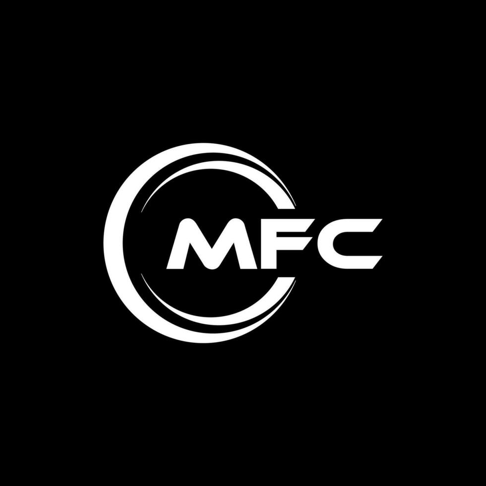 mfc logo disegno, ispirazione per un' unico identità. moderno eleganza e creativo design. filigrana il tuo successo con il Impressionante Questo logo. vettore