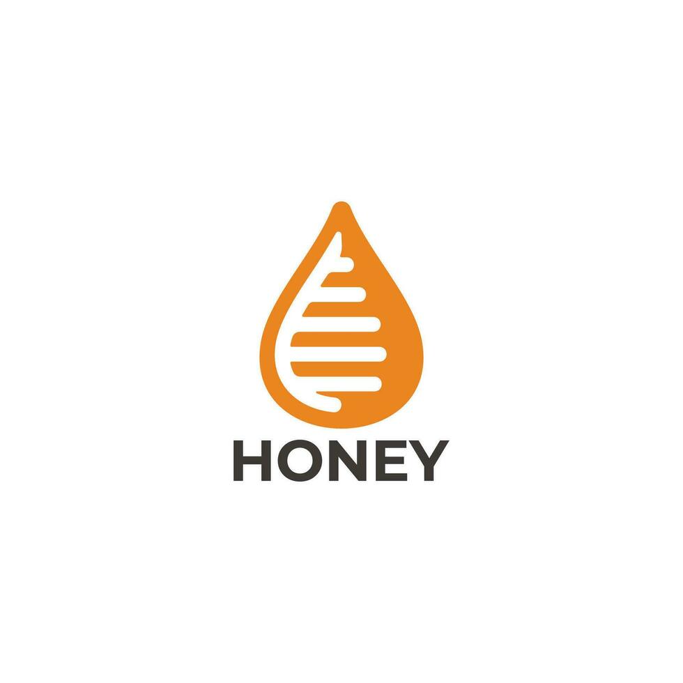 brillare miele liquido simbolo logo vettore