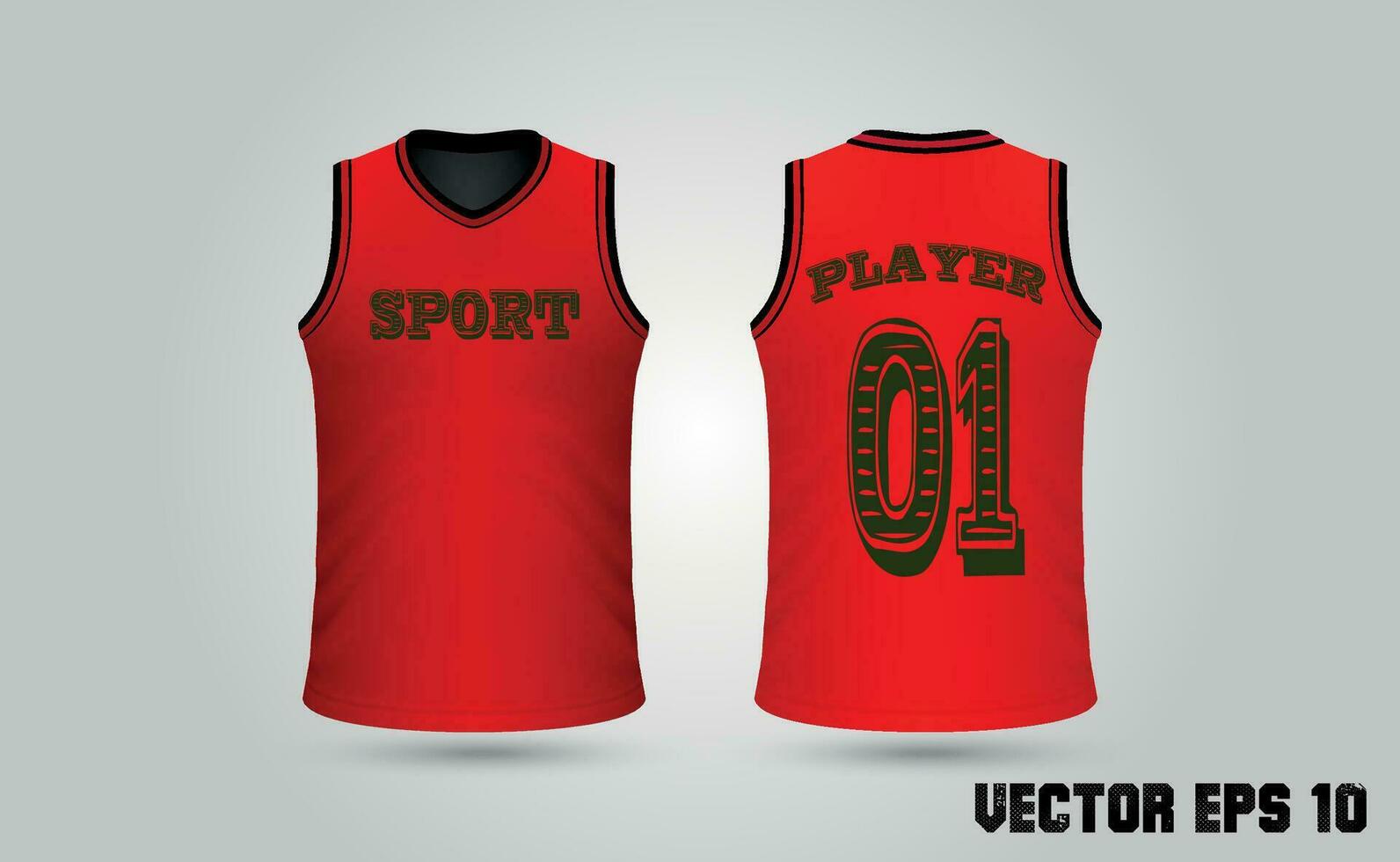 vettore pianura pallacanestro uniforme maglietta