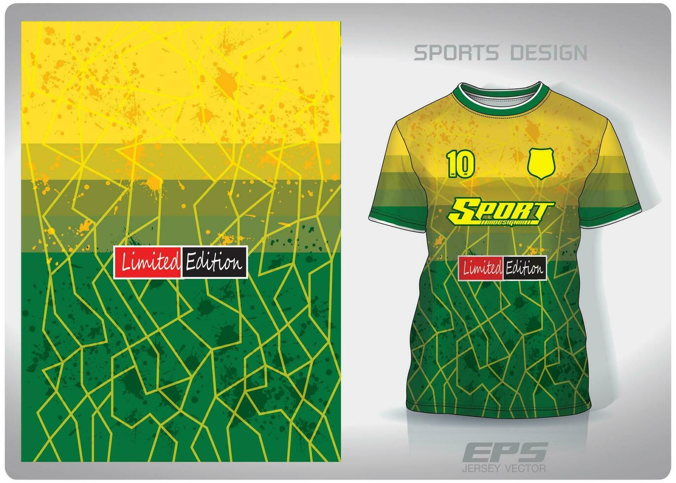 vettore gli sport camicia sfondo immagine.verde giallo pendenza colore insalata modello disegno, illustrazione, tessile sfondo per gli sport maglietta, calcio maglia camicia