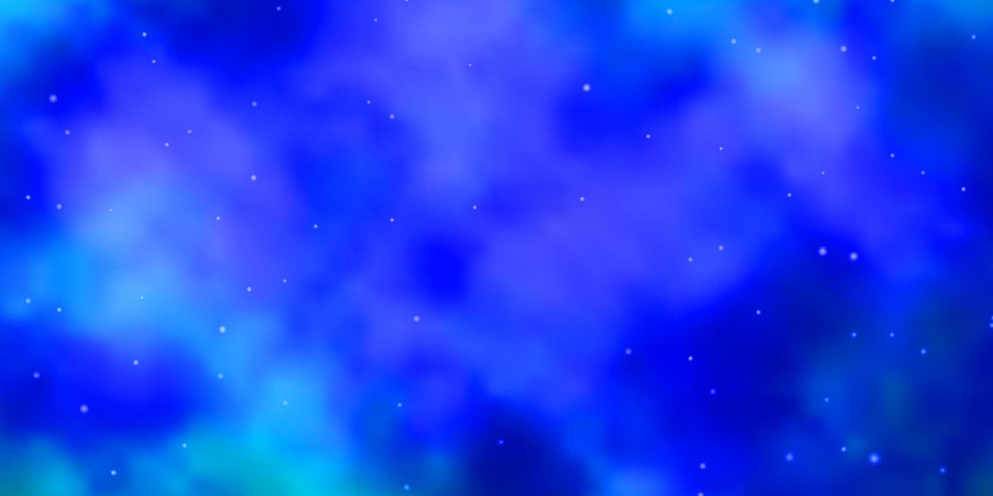 modello vettoriale azzurro con stelle al neon. illustrazione astratta geometrica moderna con le stelle. tema per telefoni cellulari.