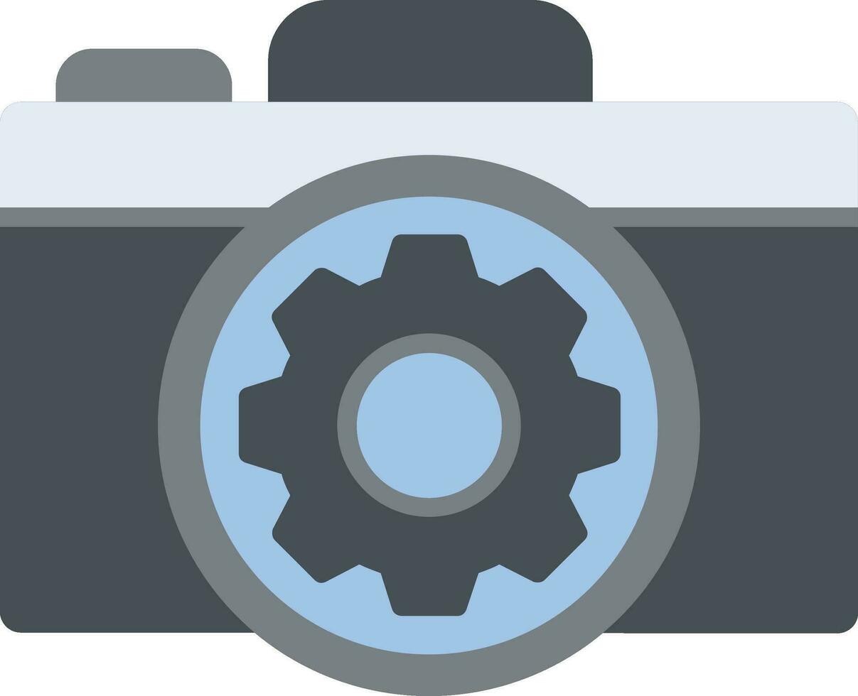 telecamera ambientazione linea icona vettore