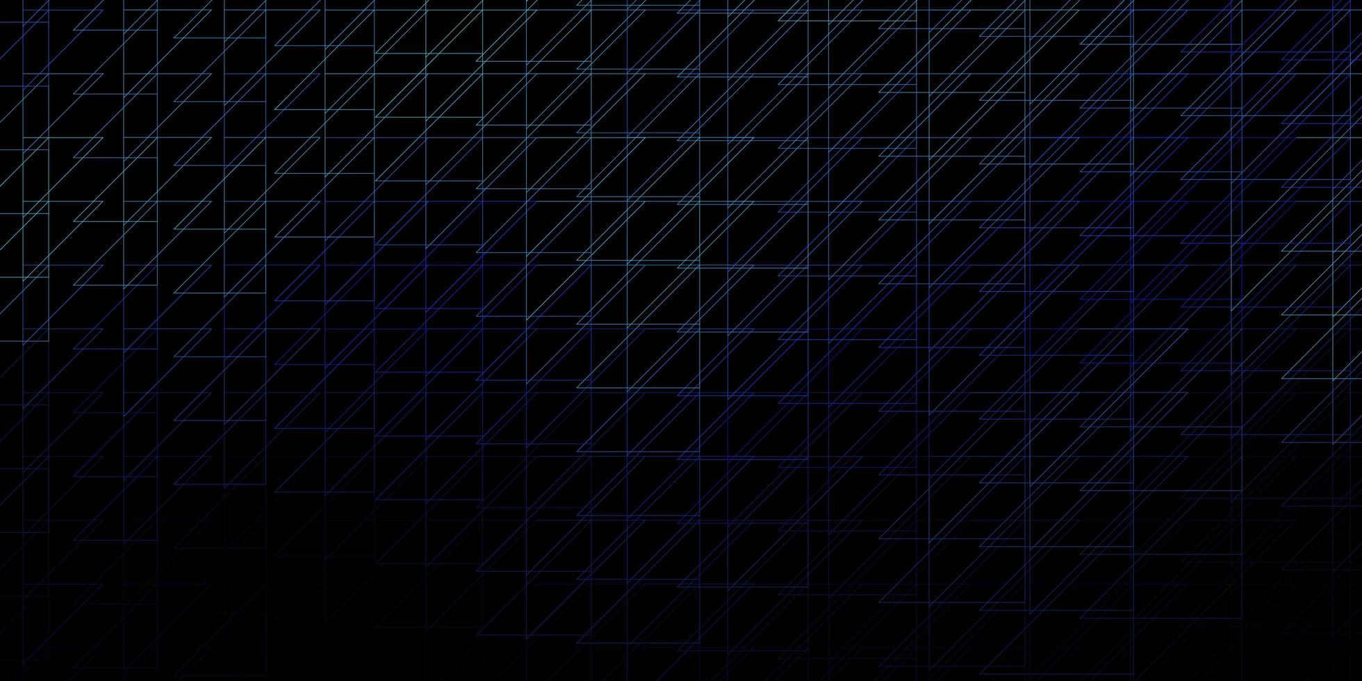 layout vettoriale blu scuro con linee. disegno astratto sfumato in stile semplice con linee nette. miglior design per i tuoi poster, banner.