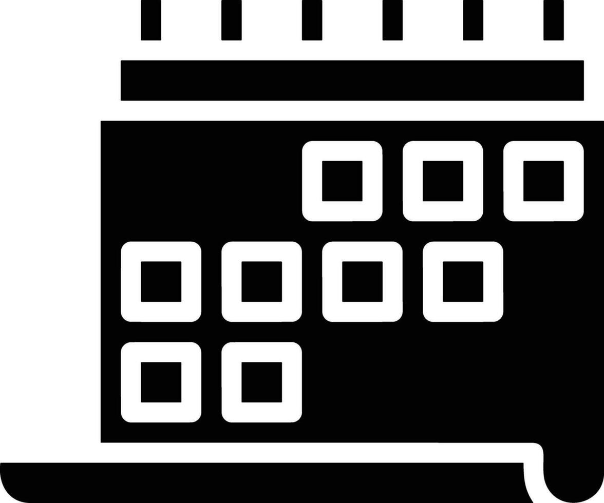 calendario programma icona simbolo Immagine vettore. illustrazione di il moderno appuntamento promemoria ordine del giorno simbolo grafico design Immagine. eps 10 vettore