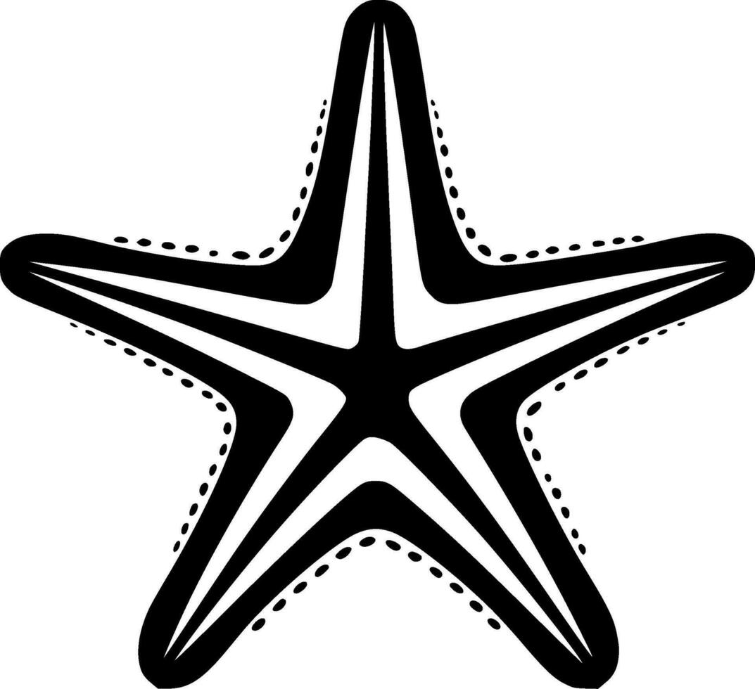 stella marina - alto qualità vettore logo - vettore illustrazione ideale per maglietta grafico