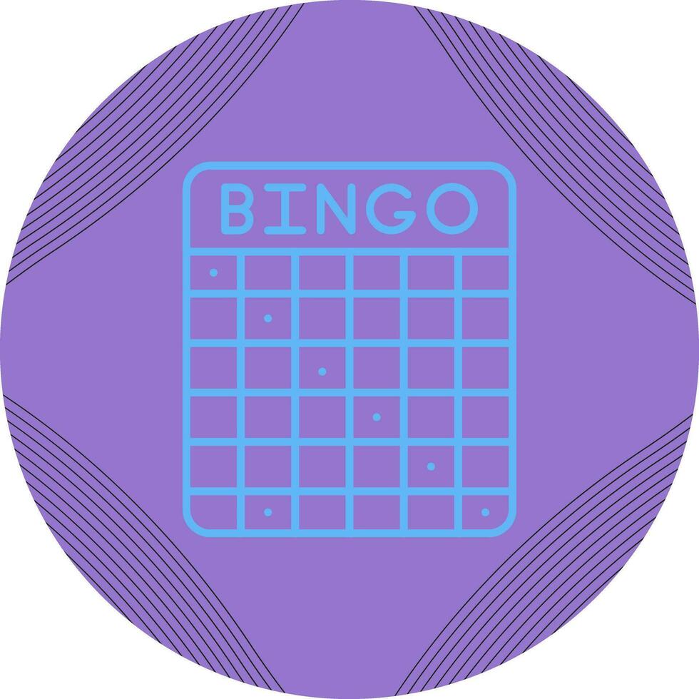 icona del vettore bingo