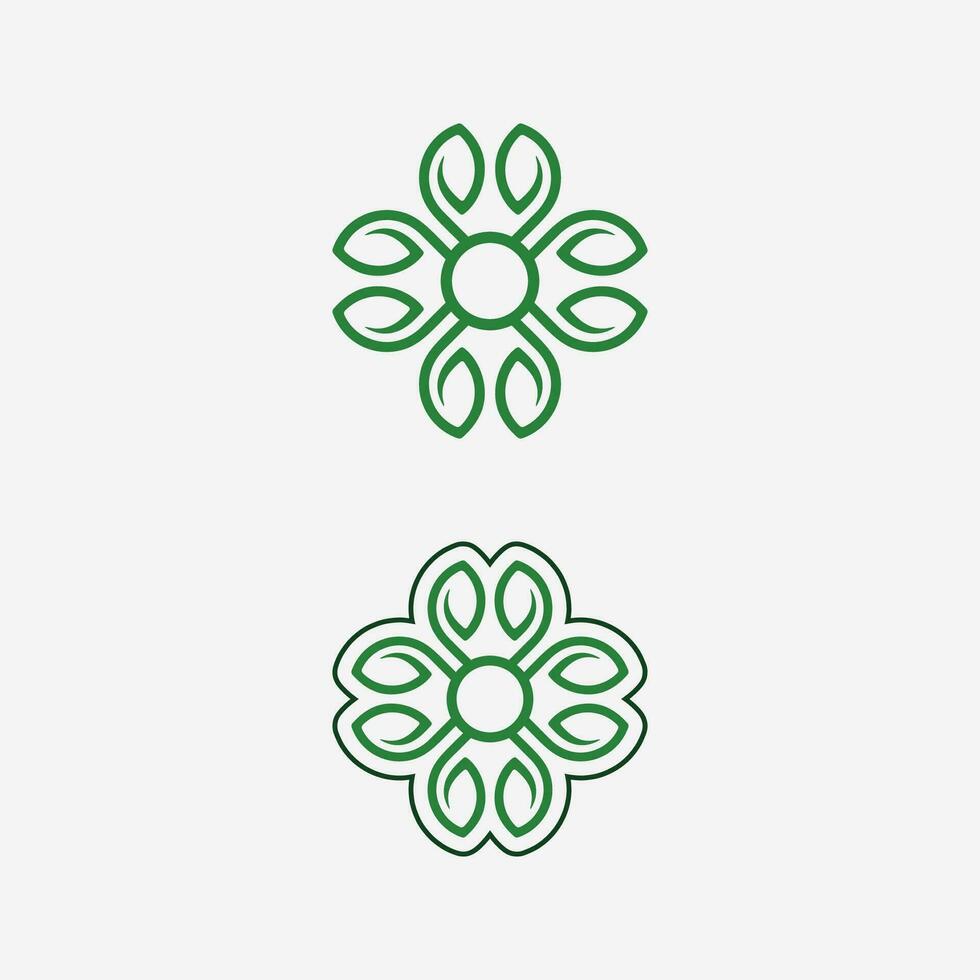 giardinaggio logo con pala icona e albero con verde le foglie logo modello. vettore