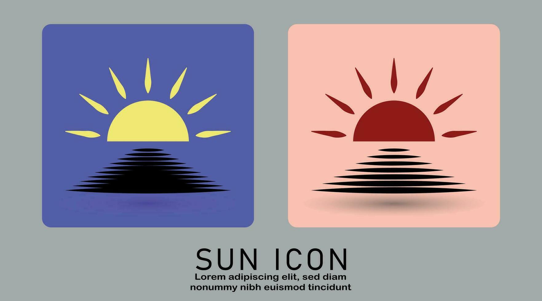 Alba o tramonto icona, sole icona vettore isolato su bianca sfondo.