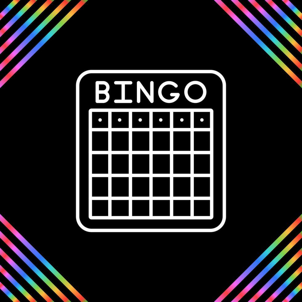 icona del vettore bingo