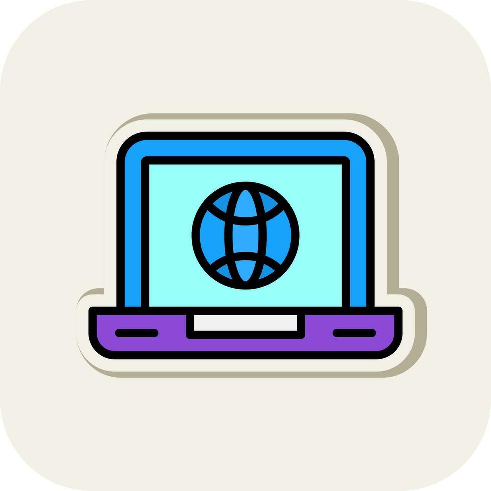 Internet vettore icona design