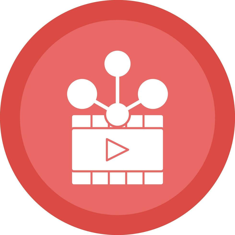 video condivisione vettore icona design