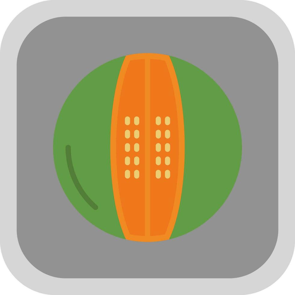 melone Cantalupo vettore icona design